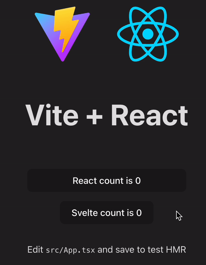 Svelte 5 in React Demo